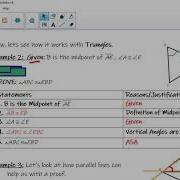 Two Column Proofs Notes Part 1