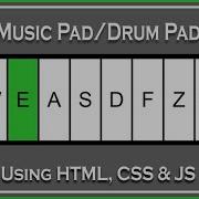 How To Create Music Pad Or Drum Pad Using HTML CSS And JS