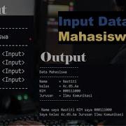 Input Data Mahasiswa Menggunkan Bahasa Python Latihan Soal 1 INDONESIA