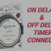 How To Wiring Contactor Block Delay Timer Tamil
