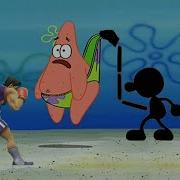 Smash Bros Characters Beats Up Patrick