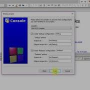 Creating New Project In CodeBlocks 17 12