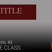 JS Tutorial 3 Toggle Class UP TO DATE