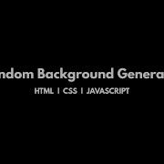 Random Background Color Changer With HTML CSS JavaScript Beginner Mini Project