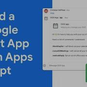 How To Build A Google Chat App With Apps Script