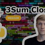 3Sum Closest Python Solution LeetCode 16