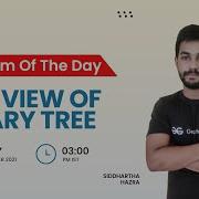 Left View Of Binary Tree Probelm Of The Day 16 12 21 Siddharth Hazra GeeksforGeeks Practice