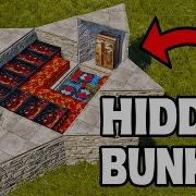 RUST HIDDEN SECRET BUNKER 2x2 Base Design
