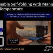 Characterization Of Multistable Self Folding Origami Structures