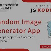 Random Image Generator App With FetchAPI In Javascript Javascript Project For Placement