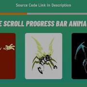 Animated Page Scroll Progress Bar Using HTML CSS And JavaScript