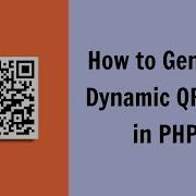 Как создать динамический QR код на PHP