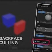 Use Backface Culling To Avoid Flipped Normals In Blender Quick Tip