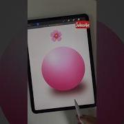 How To Draw A 3D Sphere Shorts Procreate