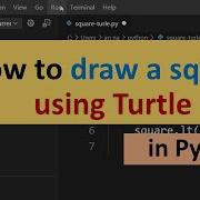 How To Draw A Square In Python Using Turtle