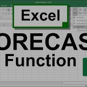The Excel FORECAST Function