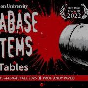 07 Database Hash Tables YugabyteDB Database Talk CMU Intro To Database Systems