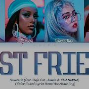 LYRICS Best Friend Saweetie Feat Doja Cat Jamie CHANMINA Color Coded Lyrics