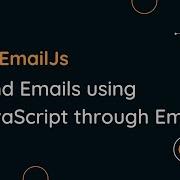 Contact Form With Email Js Send Emails Using JavaScript Through Email Js Email Js Tutorial