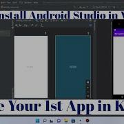 How To Install Android Studio And Make 1st App In Kotlin Make First App In Kotlin Android Studio