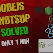 Node Js ENOTSUP Socket Error Operation Not Supported SOLVED