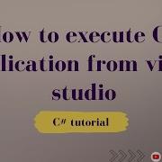 How To Create And C Console Application C Tutorial