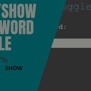 How To Create Toggle Password Button With HTML CSS JavaScript Hide Show Password