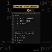 Quiz For A Python Developer Part 6 Python Quiz Pythonquiz Listinpython