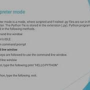 Unit 1 Introduction To Python Programming Python Interpreter And Interactive Mode