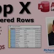 Select The Top X Records Top 10 Top 20 Etc In A Microsoft Access Query With Numbered Rows