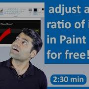 How To Adjust Aspect Ratio Of Image In Paint