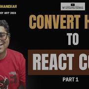 Build React Website Convert Static HTML To React Code Part 1 ReactJS Tutorial Reactjs