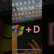 Shortcut Key For Minimize And Maximize Open All Windows Shorts Shortsvideo Viral