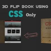 3D Flip Book Using CSS Only CSS Animation Hover Effect Nizami Coding Cssanimation