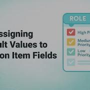 Assigning Default Values To Collection Item Fields