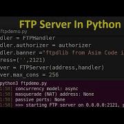 Python FTP Server