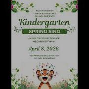 NWE Kindergarten Spring Sing 2026