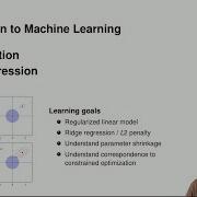 SL 15 Regularization 02 Ridge Regression