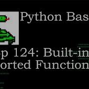 Python Basics Built In Sorted Function