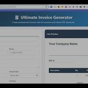 Build A PDF Invoice Generator In Browser Using JsPDF Html2Canvas Using HTML JavaScript