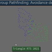 RTS Group Pathfinding Avoidance Demo 3