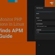 How To Monitor PHP Applications In Linux SolarWinds Observability SaaS APM Setup Guide