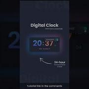 Digital Clock Design With 12 Hour 24 Hour Format Switcher Html Css Javascript Shorts