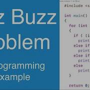 Fizz Buzz Problem C Programming Example