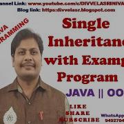Single Inheritance Program In Java Java Inheritance Example Extends Keyword In Java Java