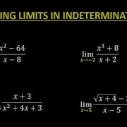 EVALUATING LIMITS IN INDETERMINATE FORM BY FACTORING AND CONJUGATE