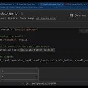 Simple Calculator Google Colab Python