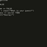 Pseudocode Simple While Loop