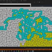 Path Finding Algorithms Visualization On A Maze
