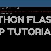 Python Flask App With HTML Template Using Render Template Python Webserver